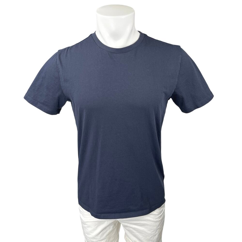 Reiss Men's Navy Blue Short Sleeve Crew Neck Basic T Shirt Tee Top Size M